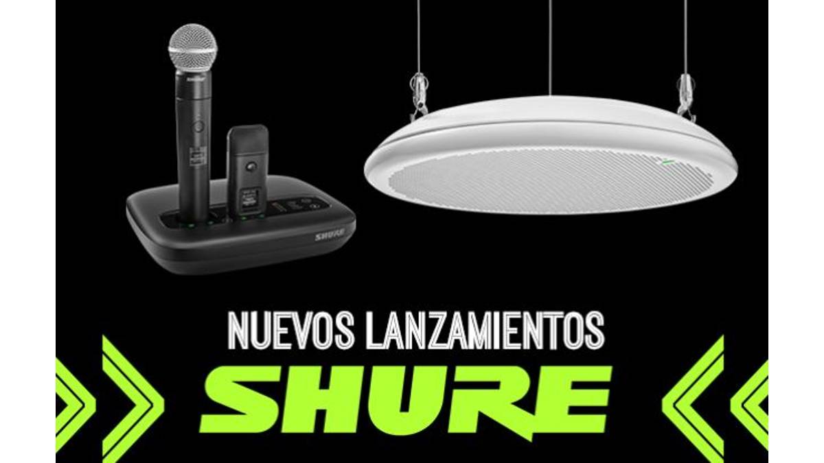 Shure tendrá webinar con sus últimos lanzamientos