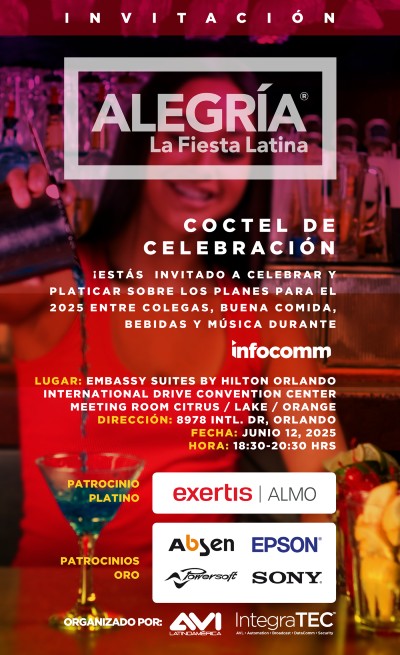 Fiesta Alegría en Orlando será el jueves 12 de junio