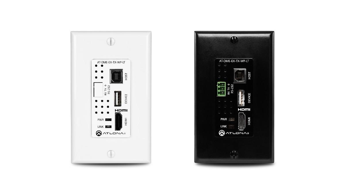 Extensor USB y HDMI de Placa de Pared  Atlona 