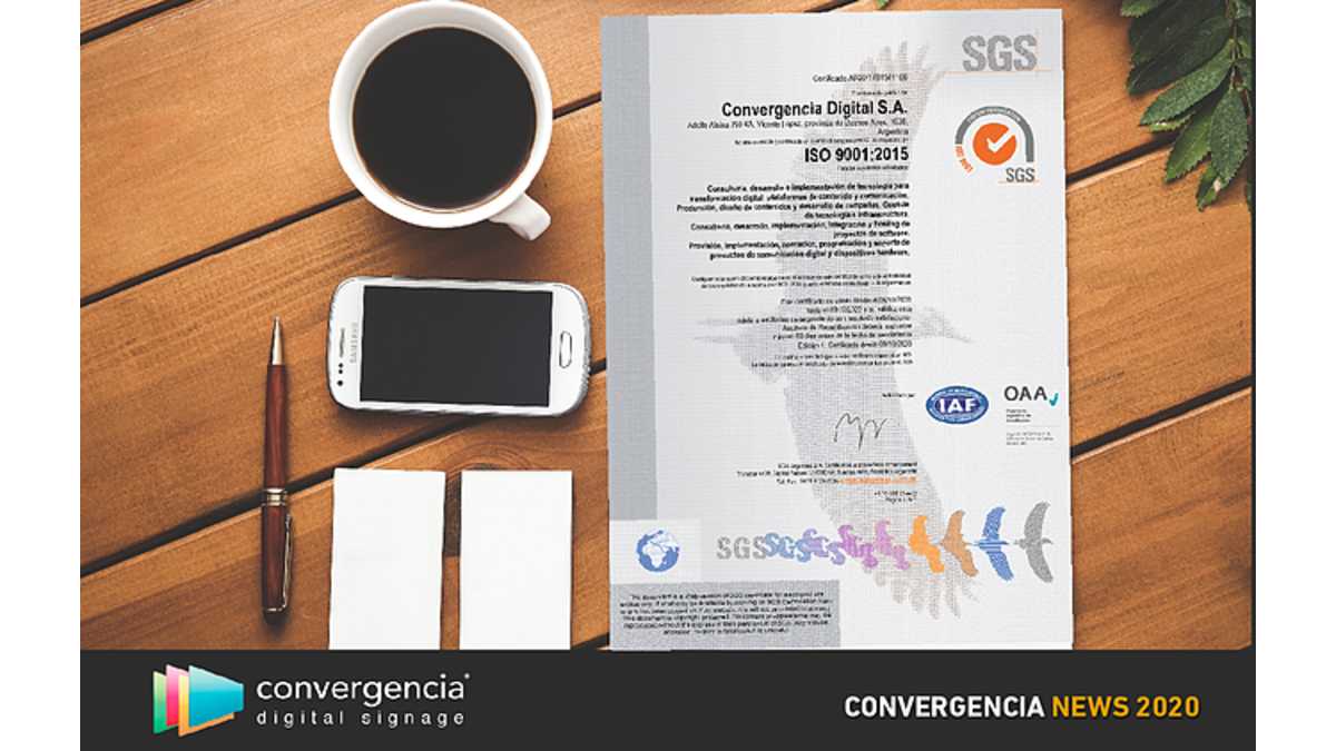 convergencia ds, iso 9001