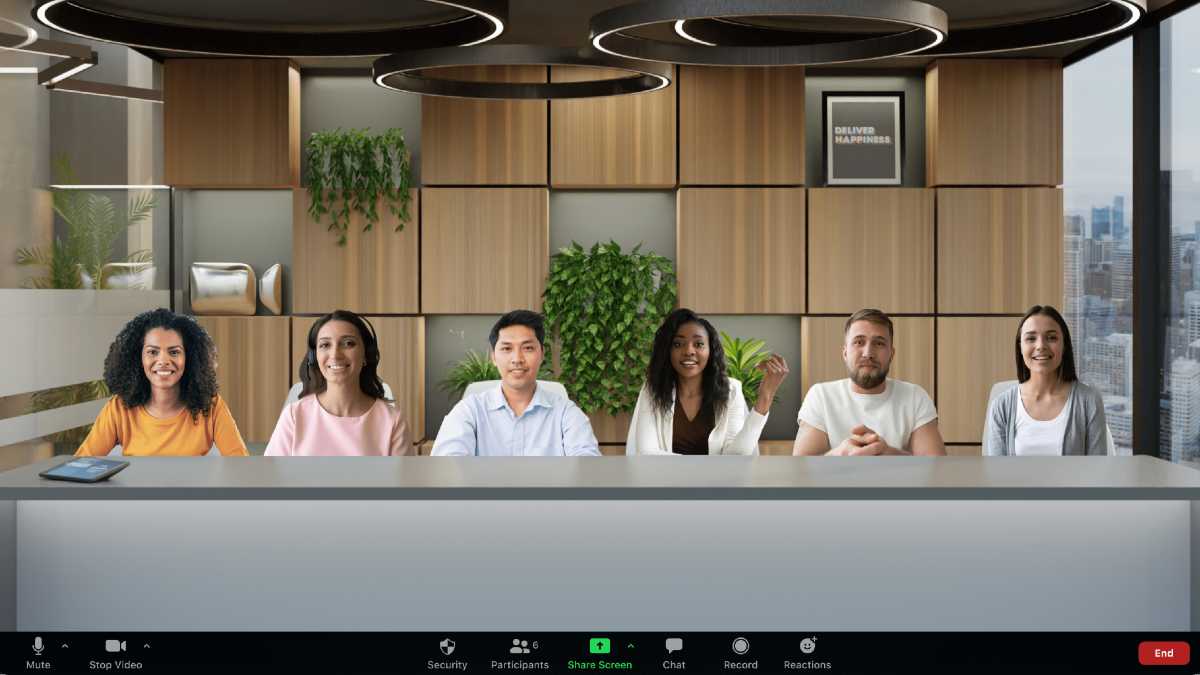 Zoom's new immersive view for backgrounds in web meetings | AVI  Latinoamérica