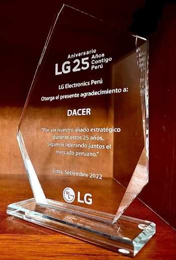 LG reconocimiento a DACER