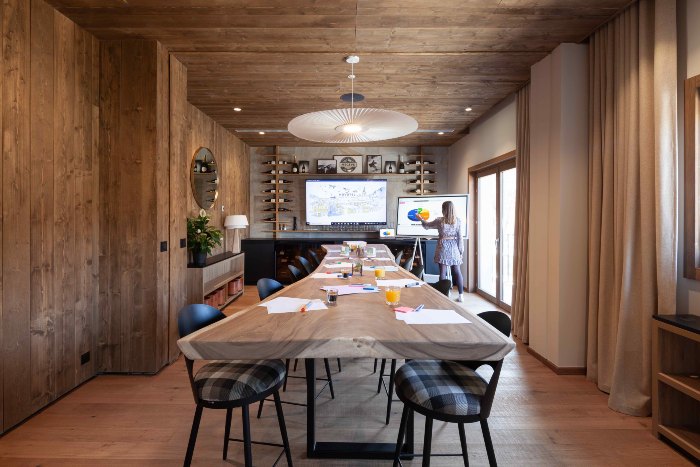 Sala de reuniones del hotel de Accor Group: Novotel Megeve,