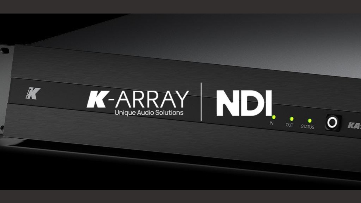 Amplificadores de K-array ahora son compatibles con NDI