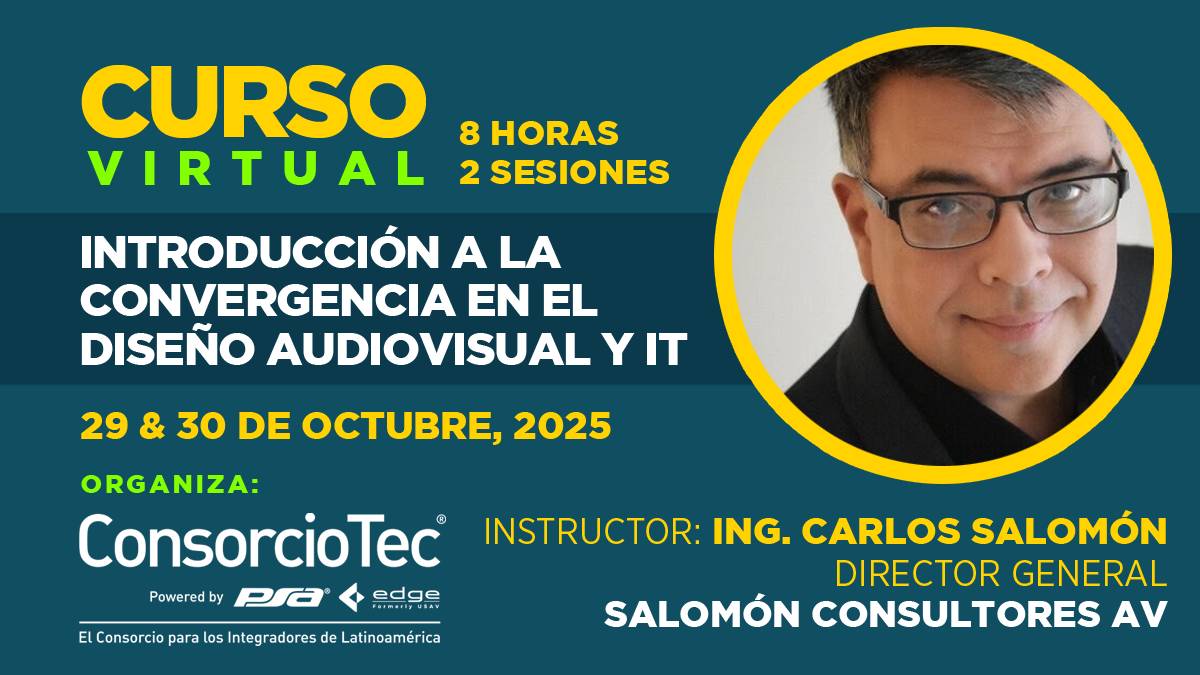 Curso ConsorcioTec: Convergencia en diseño audiovisual y IT