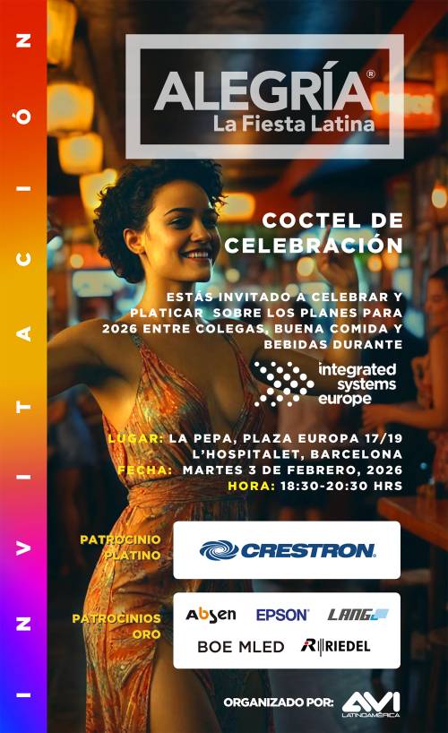 Fiesta Alegría en ISE 2026 será el 3 de febrero