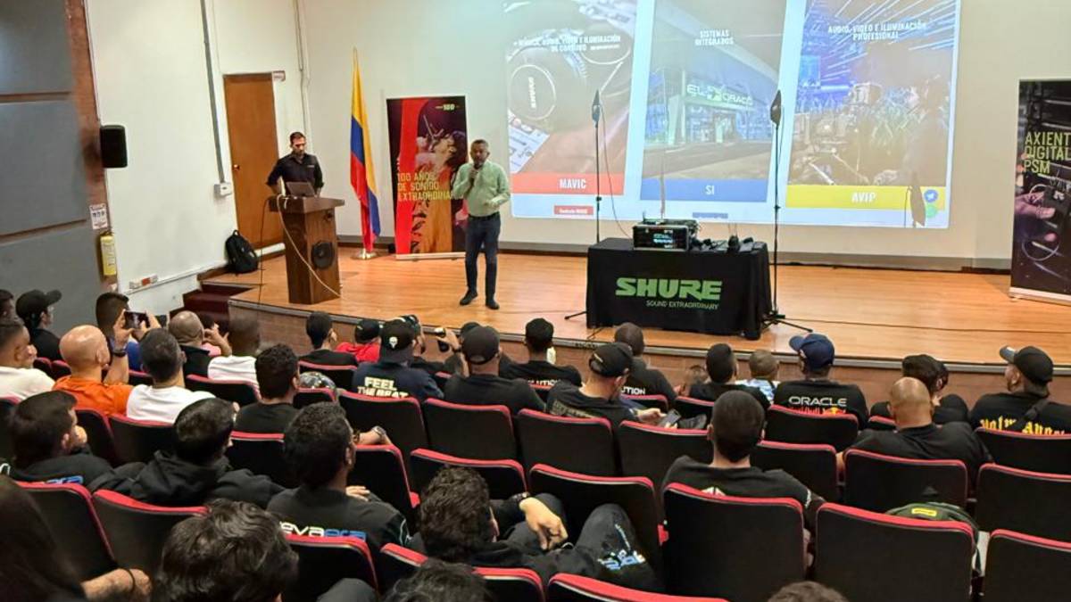 Yamaki recorrió 6 ciudades de Colombia con Shure