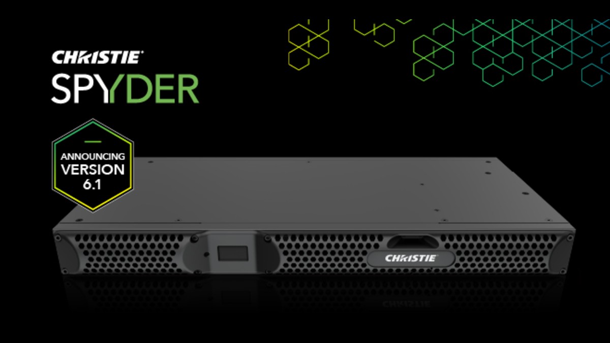 Christie presentó la versión 6.1 de Spyder-S