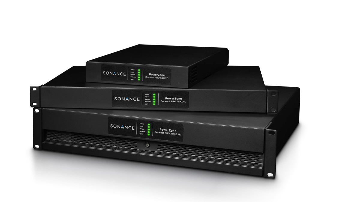 Sonance lanzó nuevos amplificadores de 70V / 100V