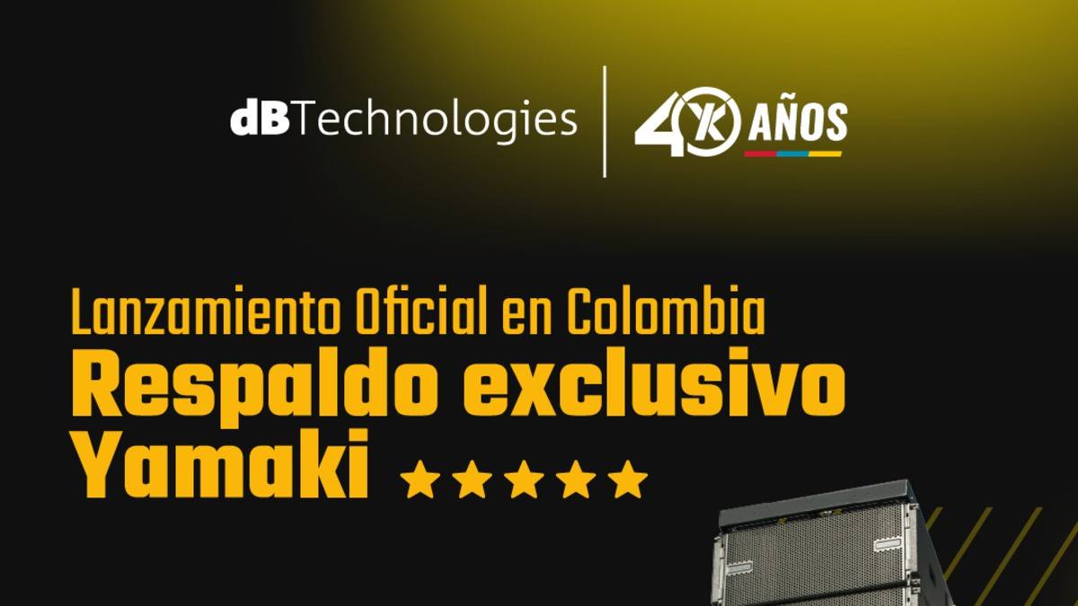 Yamaki presentará soluciones de dBTechnologies en Bogotá