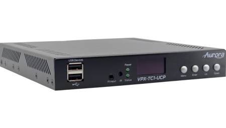 Aurora lanzó transceptor 4K AV sobre IP de con doble USB-C