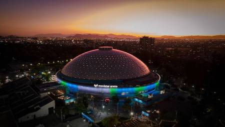 Movistar Arena supera difícil acústica de su domo