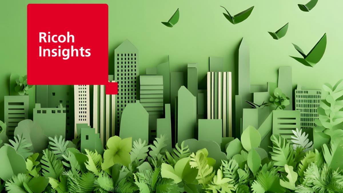 How does technology drive sustainability at work?