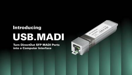 USB. MADI, a nova placa de som multicanal da DirectOut