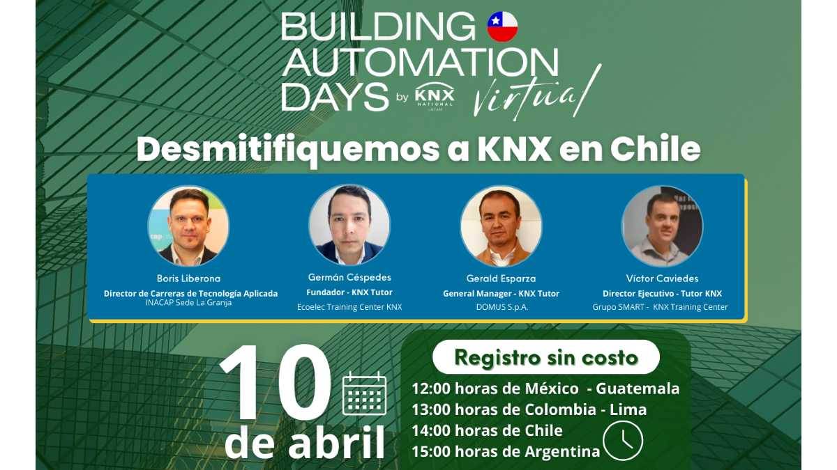 10 April is the virtual Building Automation Days by KNX Latam