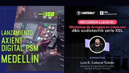 Yamaki tendrá eventos en Medellín con Shure y d&b audiotechnik