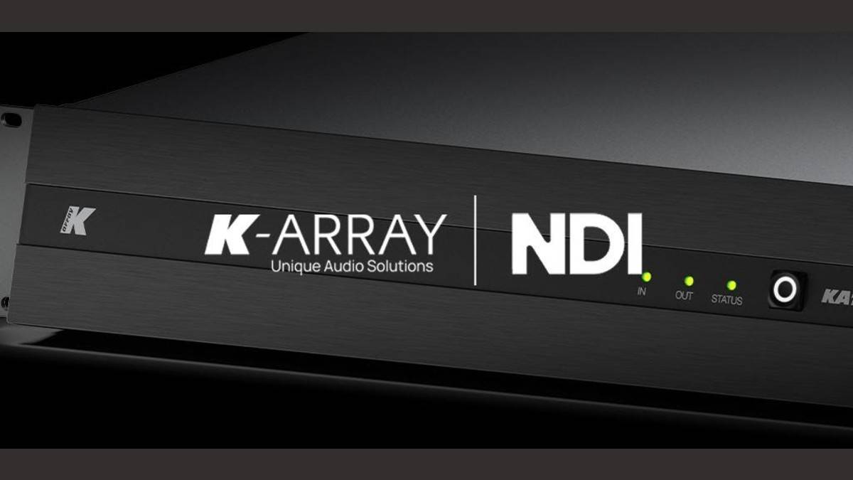 Amplificadores de K-array ahora son compatibles con NDI