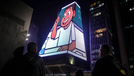 Mayor fachada de arte digital de Latam está en Brasil
