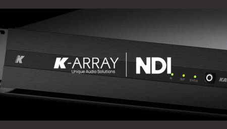 Amplificadores de K-array ahora son compatibles con NDI