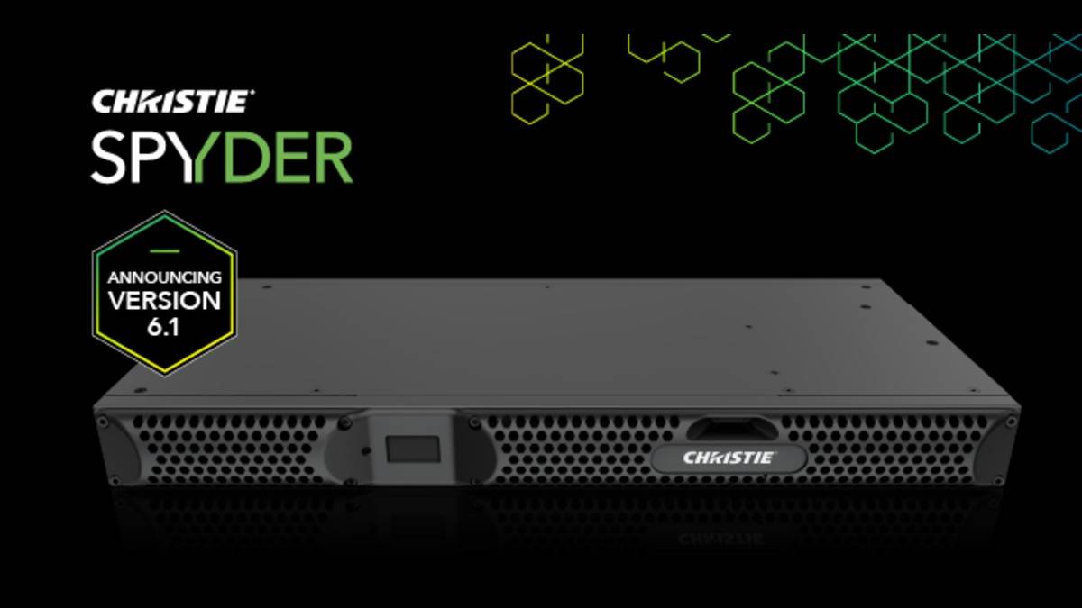 Christie presentó la versión 6.1 de Spyder-S