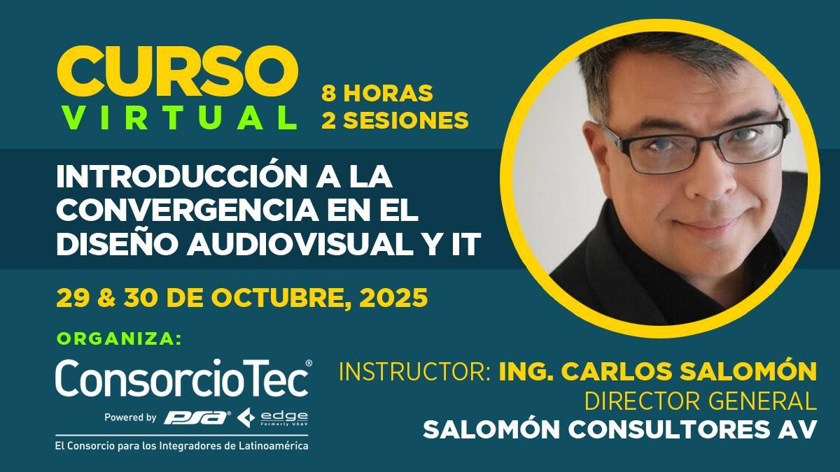 ConsorcioTec Course: Convergence in audiovisual design and IT