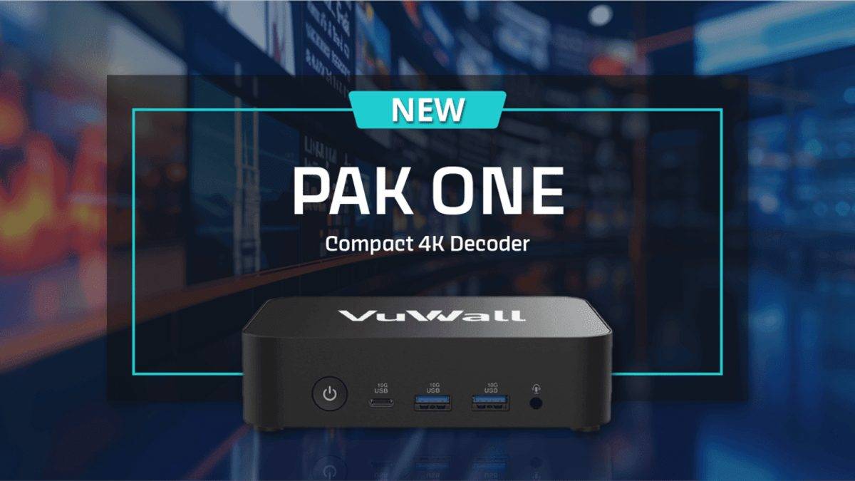 VuWall Introduced Compact 4K Decoder for Control Rooms
