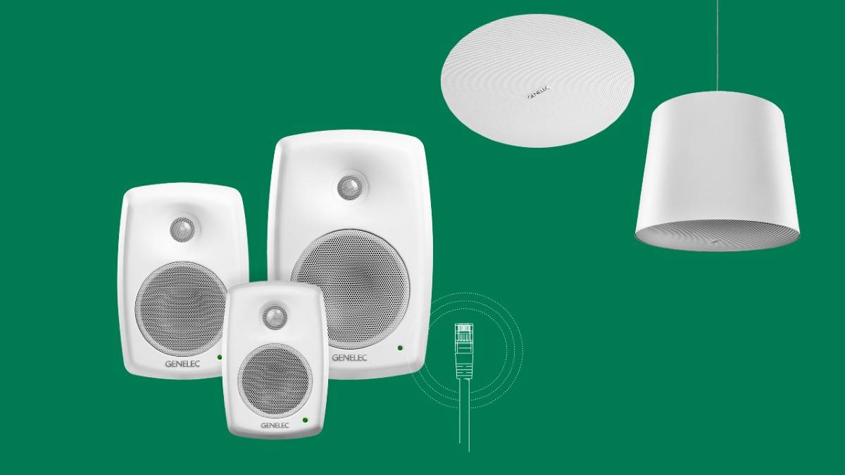 Genelec lanzó altavoces Smart IP para instalaciones