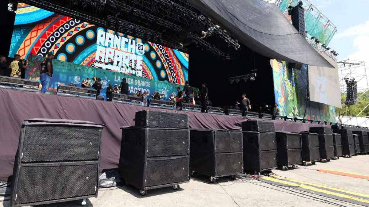 DAS Audio brought sound to the Petronio Álvarez Festival